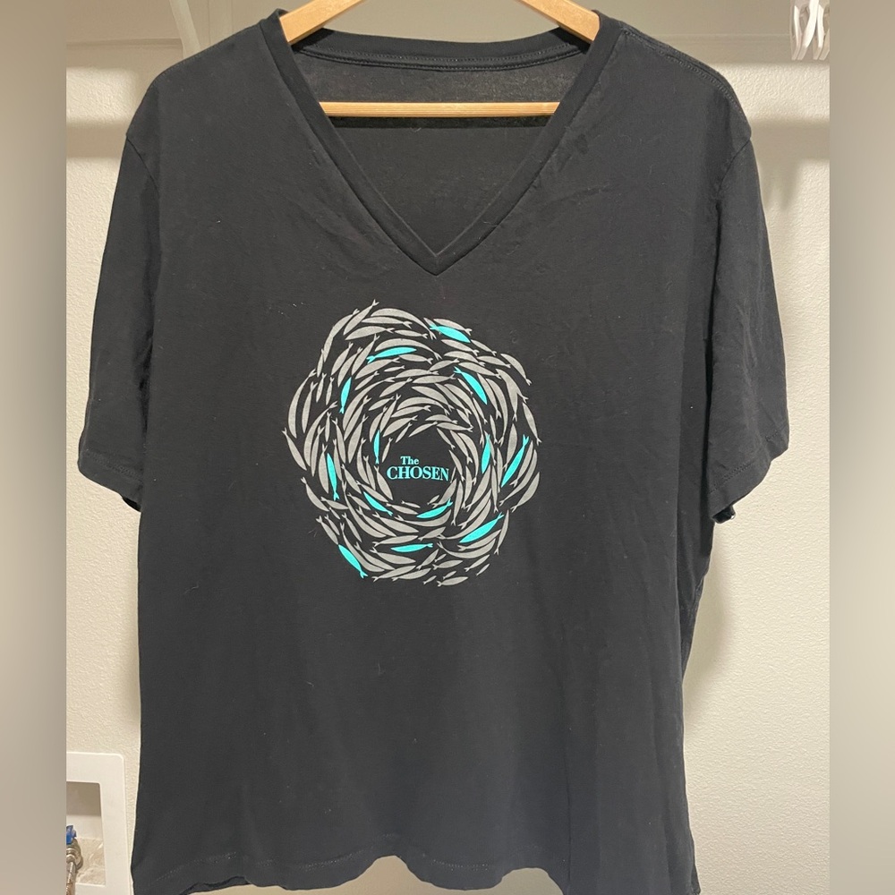 The Chosen Black V-Neck T-Shirt
